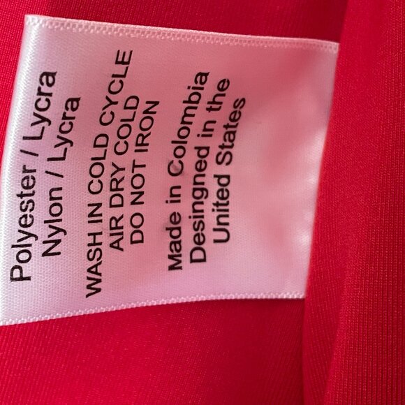 M Pinup Girl Yahaira Shapewear Faja Red Velvet Bodycon Compression Pencil Dress - Picture 4 of 8